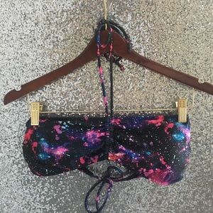 OP Galaxy Bikini Swim Top—Size XL